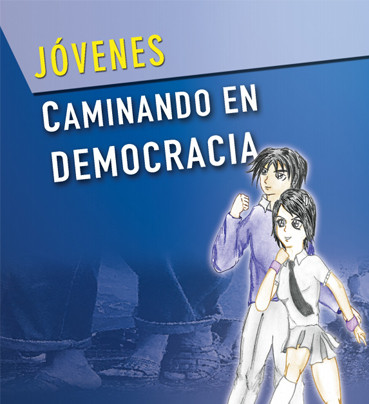 Jovenes Caminando en Democracia